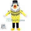 Bubble Yellow Goldfish Mascot Costume