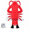 Lively Red Cartoon Lobster Mascot Costume