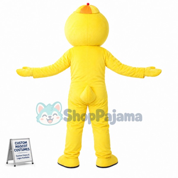 Yellow All Over Platypus Mascot Costume