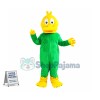 Dull Green Platypus Mascot Costume