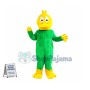 Dull Green Platypus Mascot Costume