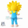 Sunflower Baby In The Overalls Mascot Costume
