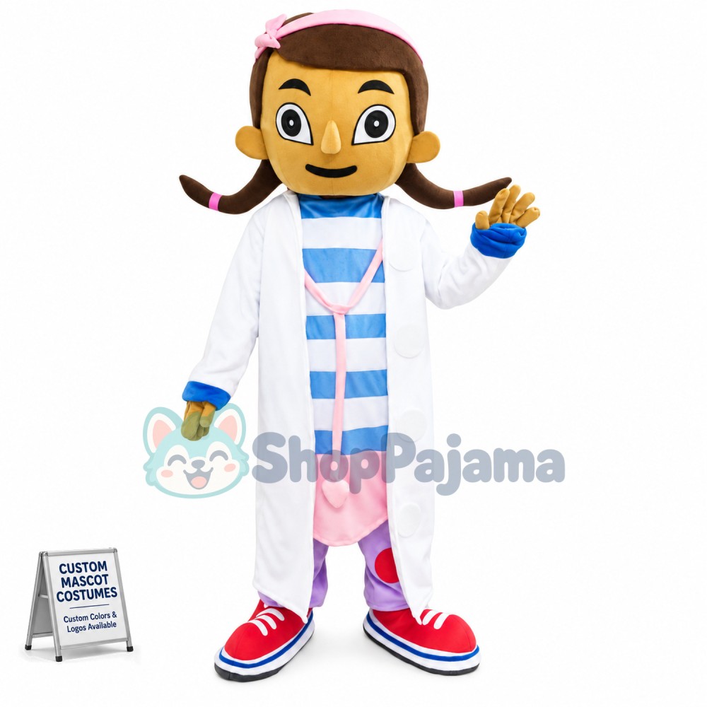 Little Doctor Muffin Mascot Costume