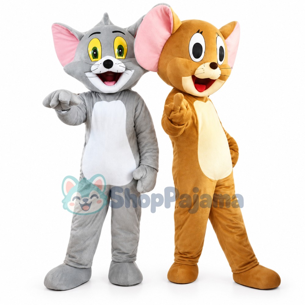 Tom And Jerry Cartoon Mascot Costume