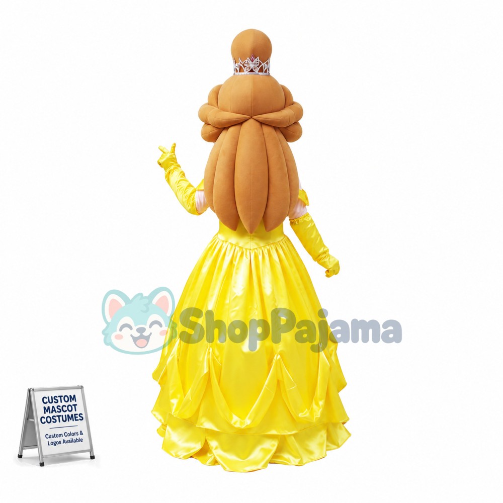 The Kind Brave Princess Belle Mascot Costume