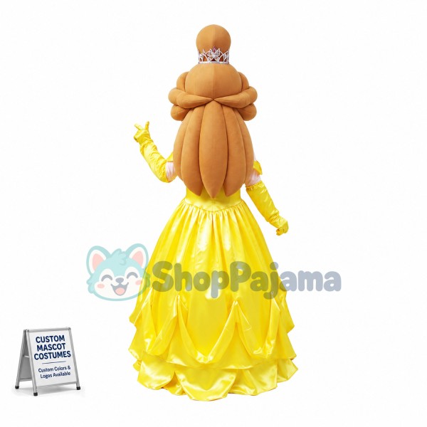 The Kind Brave Princess Belle Mascot Costume