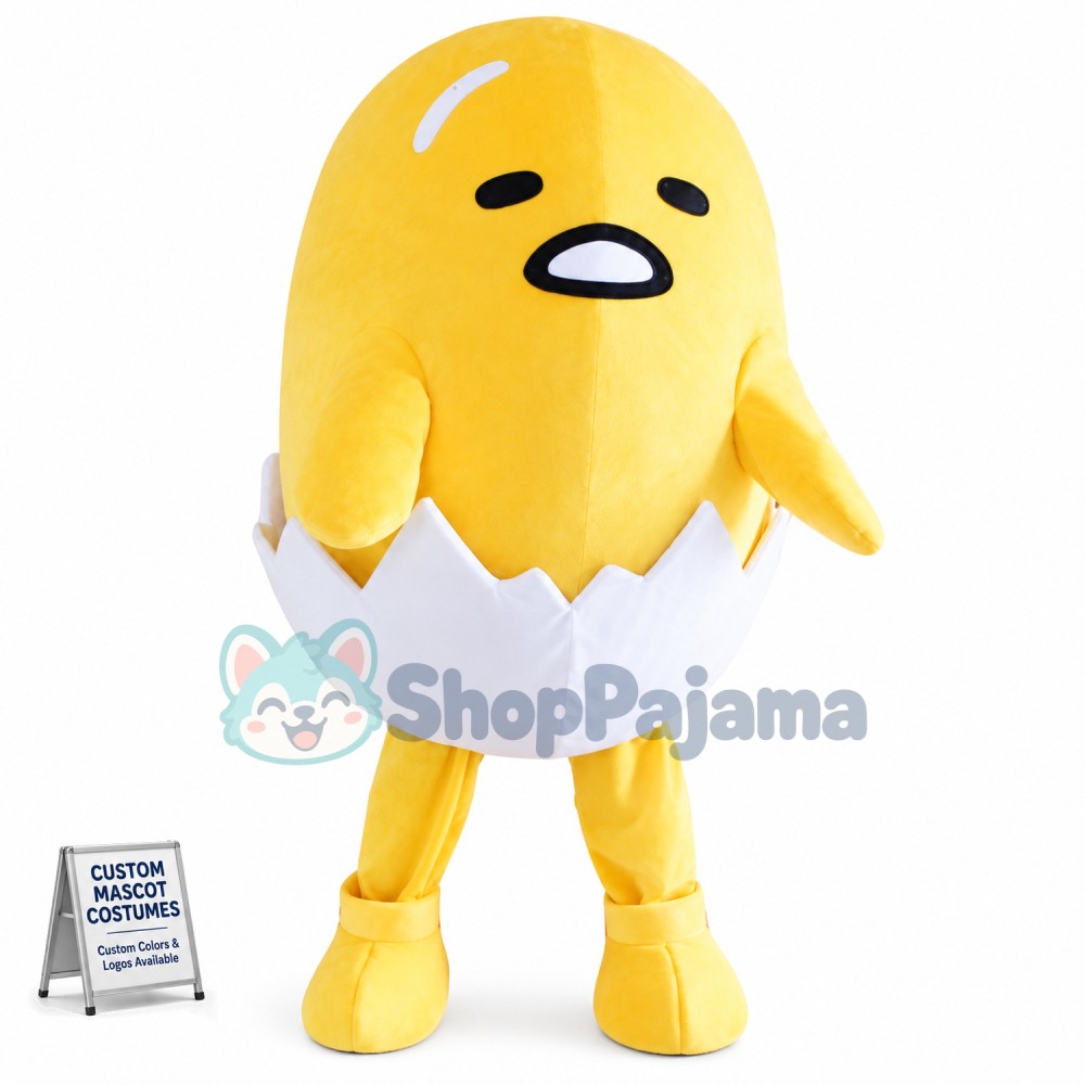 Fashion Gudetama Cartoon Mascot Costume