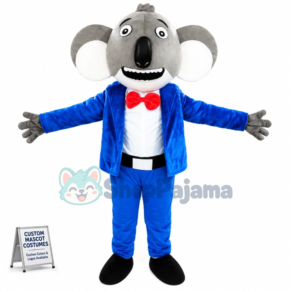 Big Boss Koala Adult Mascot Costume
