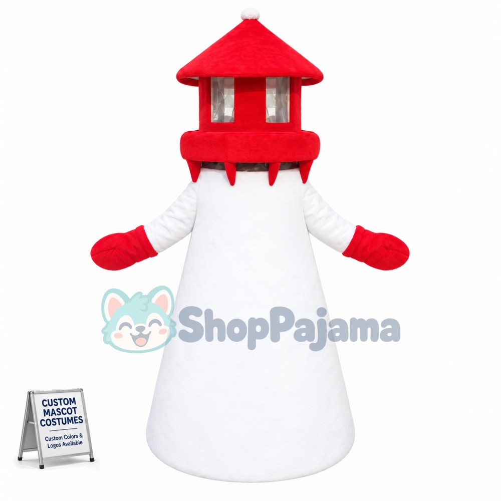 Tower With Windows Mascot Costume