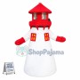 Tower With Windows Mascot Costume