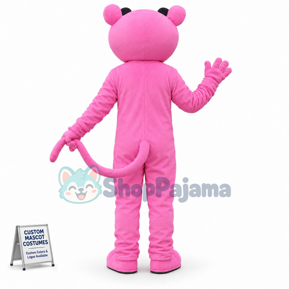 The Naive Pink Panther Mascot Costume