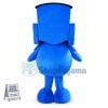 Thomas Locomotive Cartoon Mascot Costume