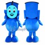 Thomas Locomotive Cartoon Mascot Costume