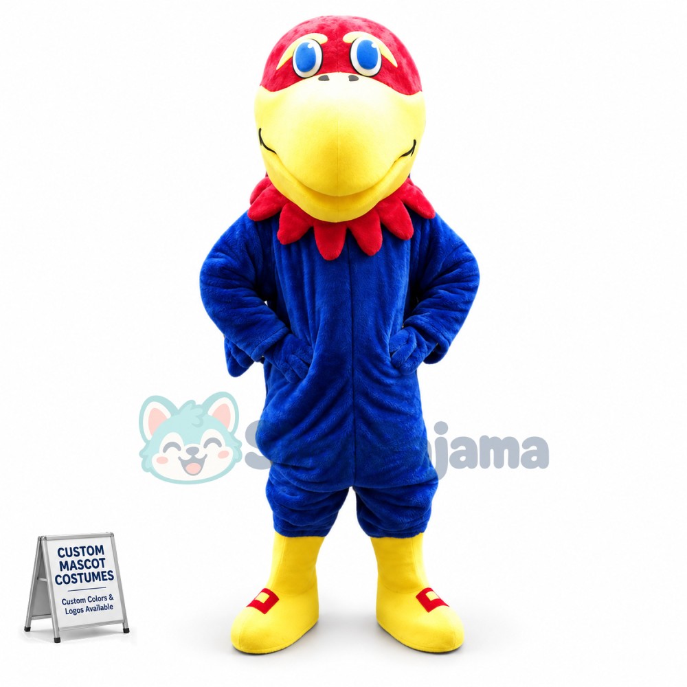 Big Plush Blue Bird Mascot Costume
