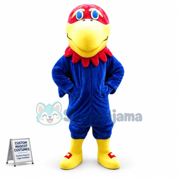 Big Plush Blue Bird Mascot Costume