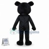 Black Bear In Suit Mascot Costume for Adult