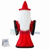 White Bearded Priest With Robe Mascot Costume