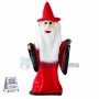 White Bearded Priest With Robe Mascot Costume