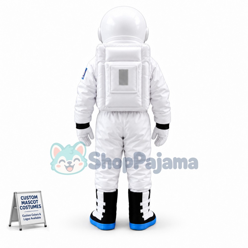 Fully Equipped Astronaut Mascot Costume