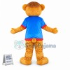 Bear In The Blue Shirt Mascot Costume