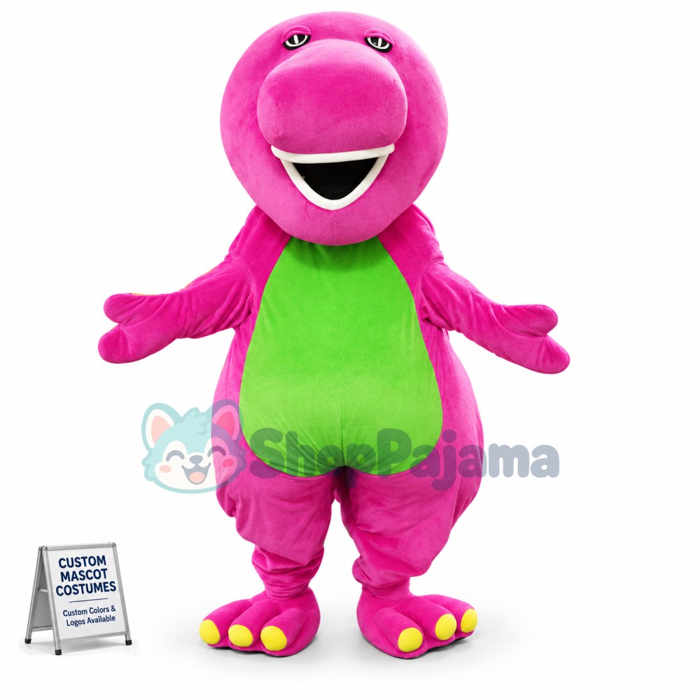 Barney & Friends Barney Dinosaur Mascot Costume
