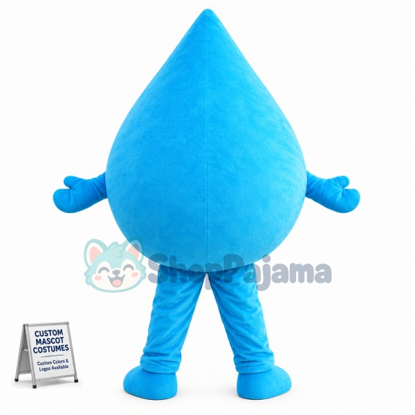 Big Water Drop Cartoon Mascot Costume
