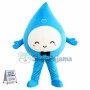 Big Water Drop Cartoon Mascot Costume