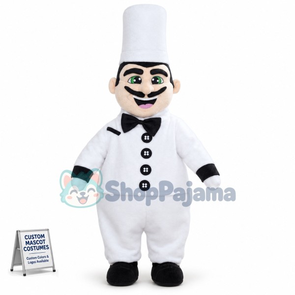Big Belly Kind Chef Mascot Costume