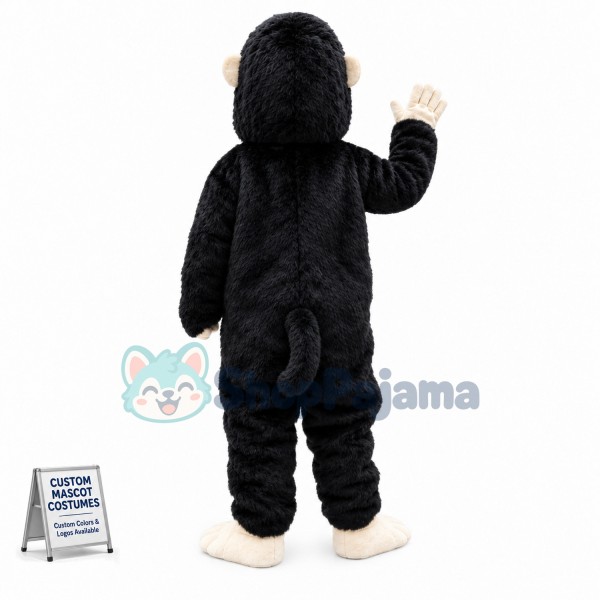 Plush Chimpanzee Adult Mascot Costume
