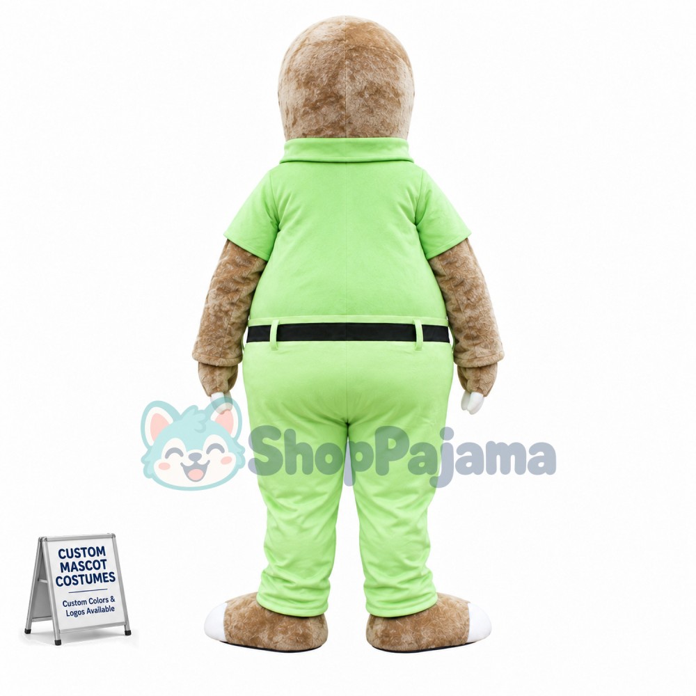 Three-toed Sloth Civil Servant Mascot Costume