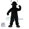 Whole Black Bull Mascot Costume