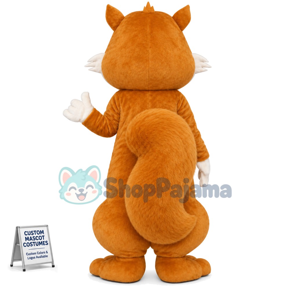 Blue Eyes Squirrel Adult Mascot Costume