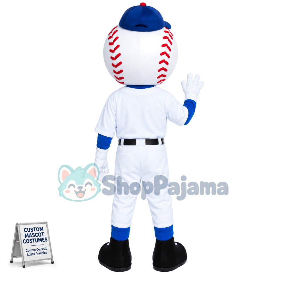 Baseball Doll Adult Mascot Costume