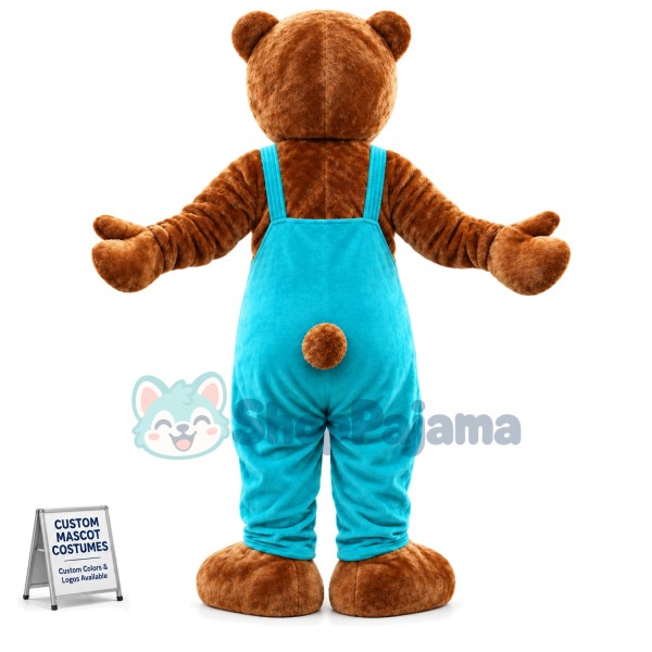 Amicable Brown Bear Mascot Adult Costume