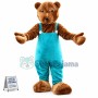 Amicable Brown Bear Mascot Adult Costume