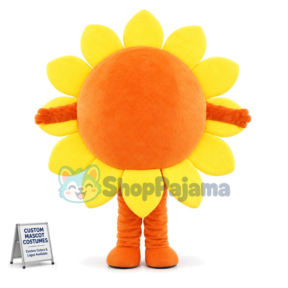 Vigorous Sunflower Cartoon Mascot Costume
