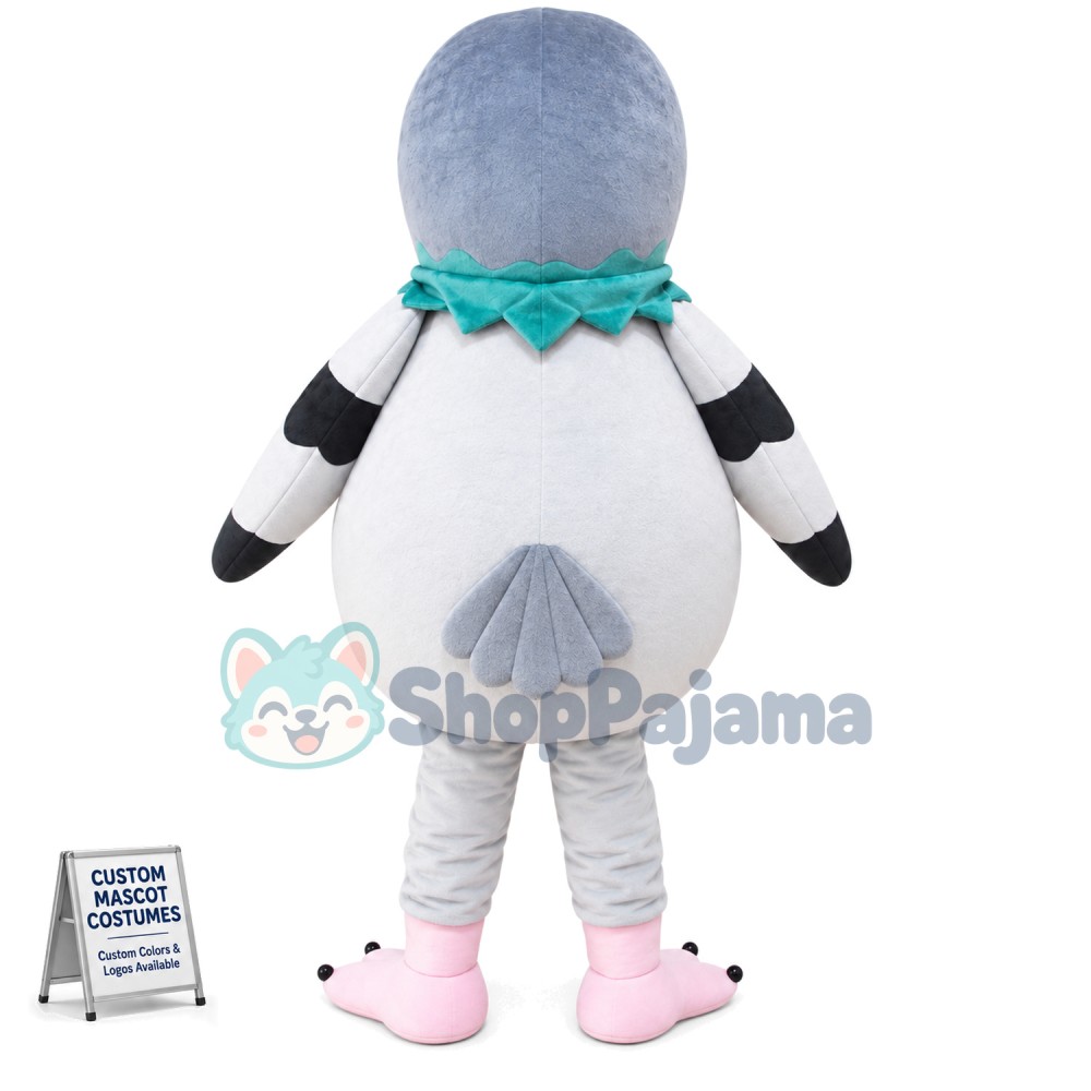 Bird With Blue Head Mascot Costume