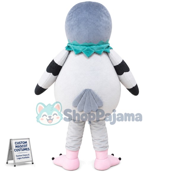 Bird With Blue Head Mascot Costume