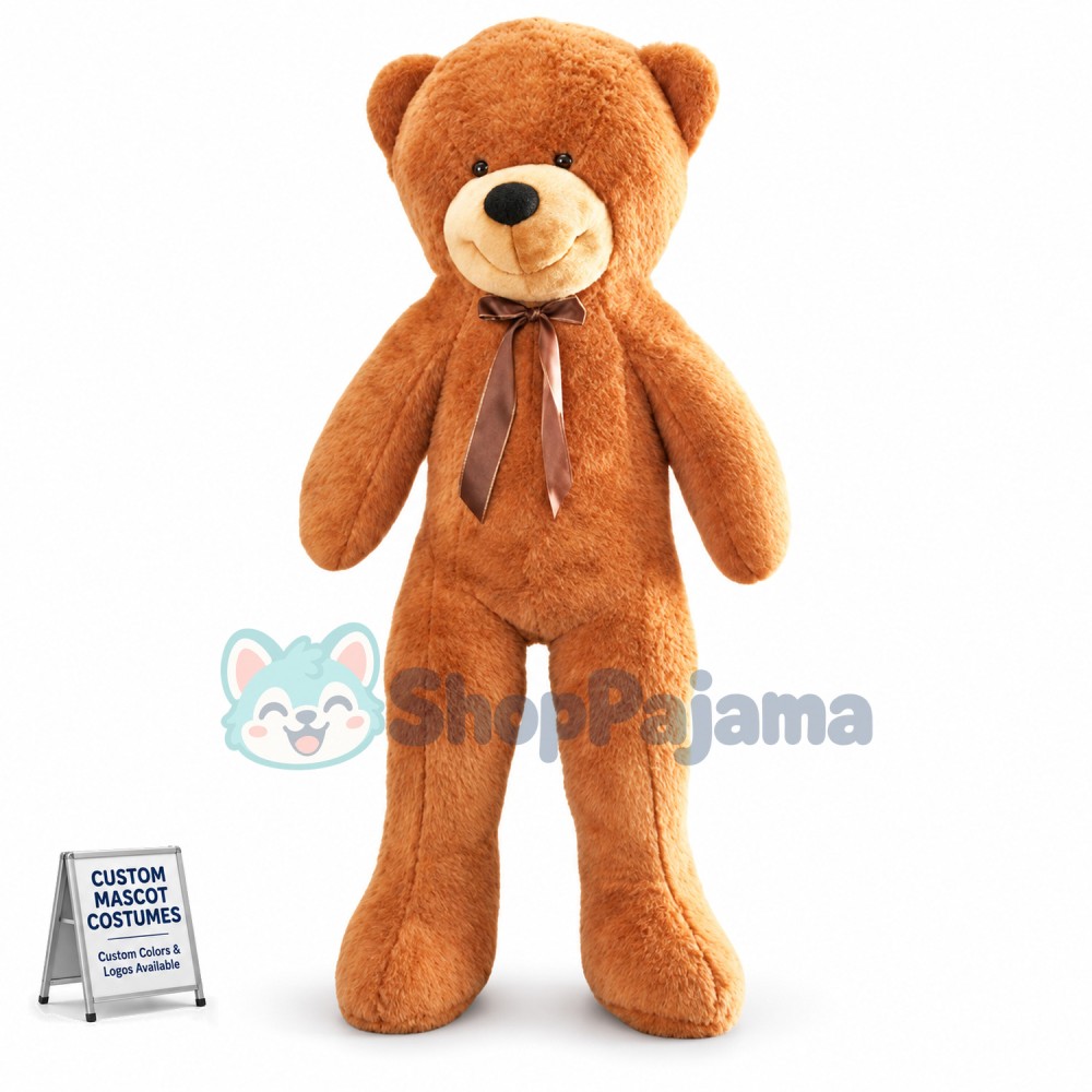 Lovable Teddy Bear Mascot Costume As Gift