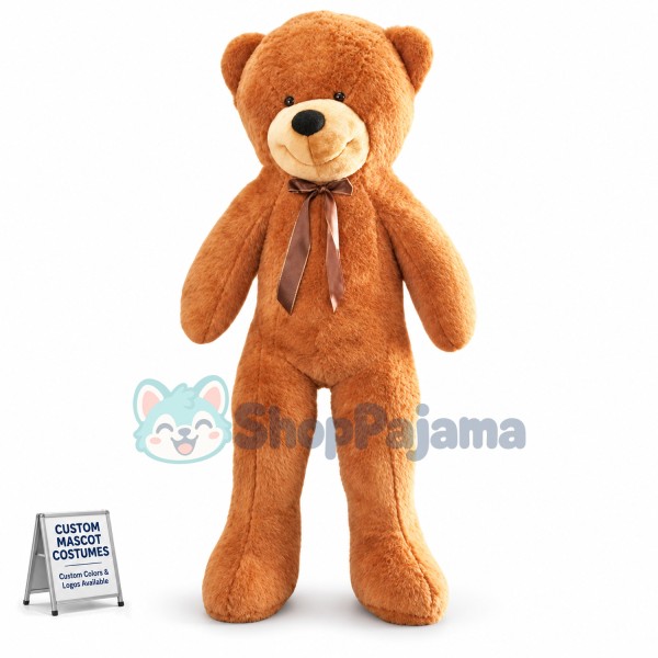 Lovable Teddy Bear Mascot Costume As Gift