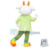 Vigorous Running Goat Mascot Costume