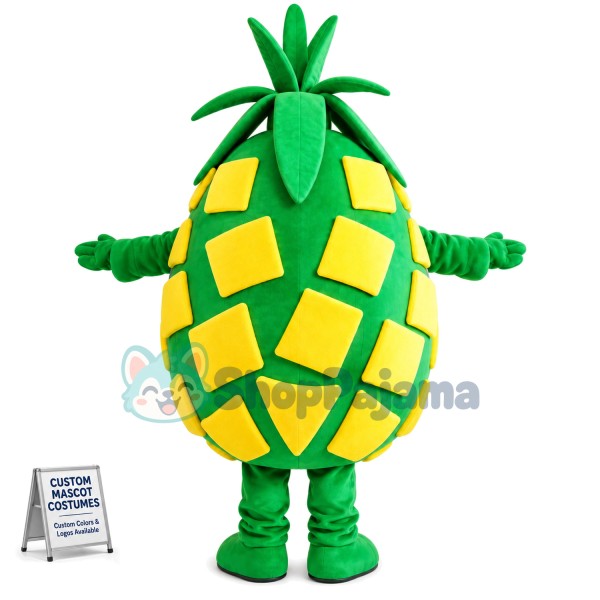 Green Pineapple Cartoon Mascot Costume