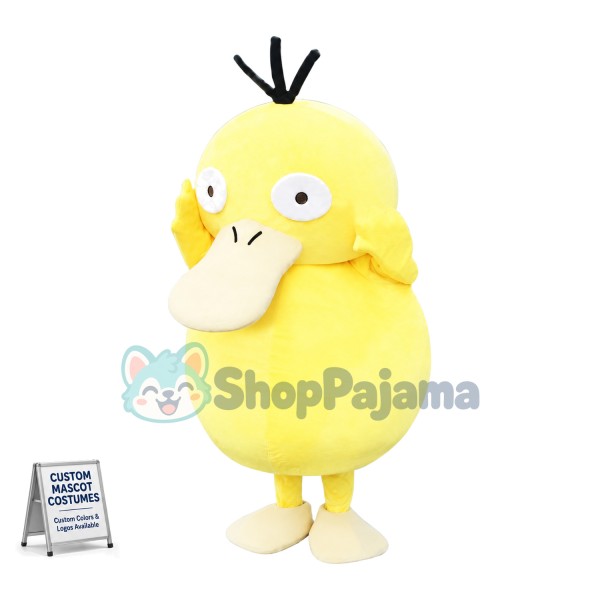 Vivid Psyduck Pokemon Mascot Costume