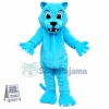 Blue Panther With Sharp Claws Mascot Costume