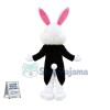 Tuxedo Easter Bunny Mascot Costume