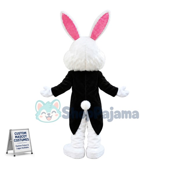 Tuxedo Easter Bunny Mascot Costume