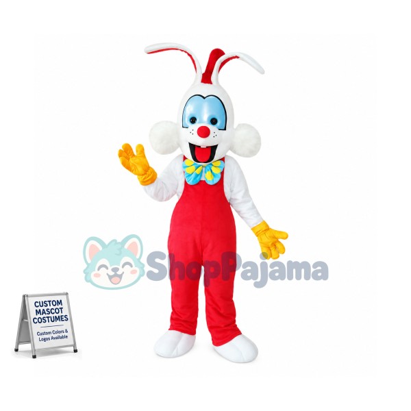 Super Star Roger Rabbit Cartoon Mascot Costume