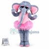 Ballet Baby Elephant Mascot Costume