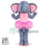 Ballet Baby Elephant Mascot Costume