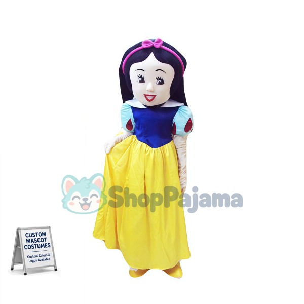 Pretty Snow Queen Mascot Costume